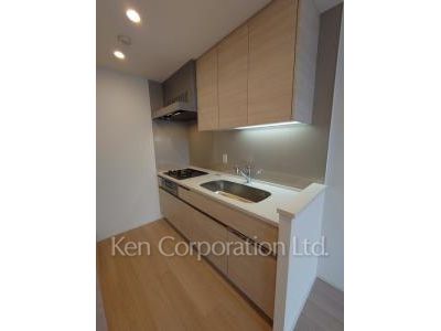 パークタワー勝どきミッドの写真 キッチン ※24階の同じ間取タイプを撮影。仕様が異なることがあります。