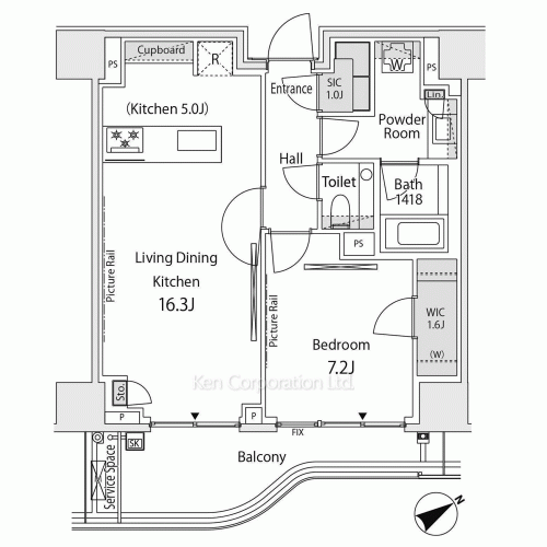 パークコート南青山3丁目の写真 間取り