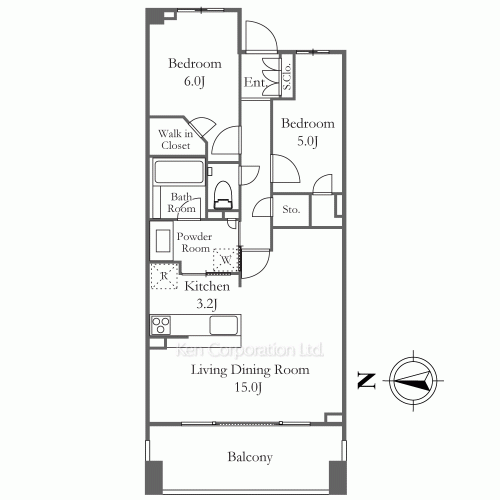 マジェスティハウス新宿御苑パークナードの写真 間取り