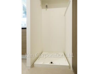 レフィールオーブ代々木の写真 洗濯機置き場 ※12階の同じ間取タイプを撮影。仕様が異なることがあります。