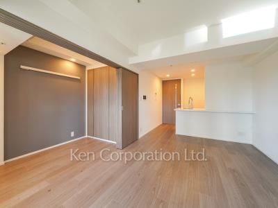 レフィールオーブ代々木の写真 居室（LDなど） ※12階の同じ間取タイプを撮影。仕様が異なることがあります。