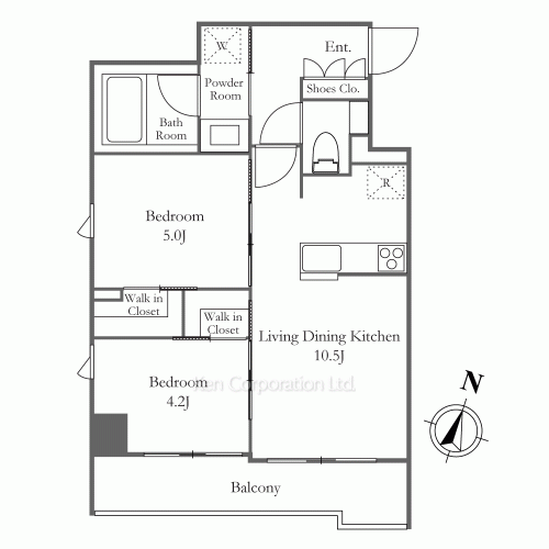 ルフォンプログレ神田プレミアの写真 間取り