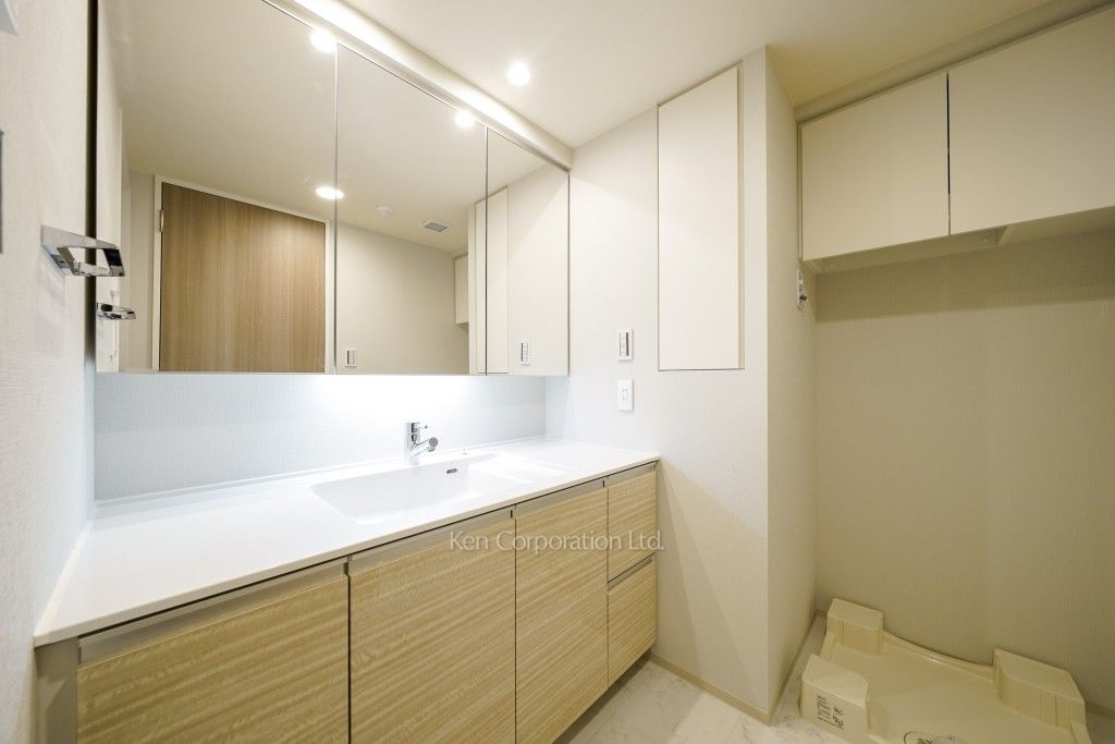 三田聖坂ガーデンレジデンスの写真 パウダールーム ※7階の同じ間取タイプを撮影。仕様が異なることがあります。