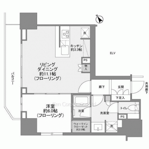 ザ・パークハウス麹町レジデンスの写真 間取り