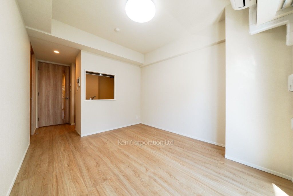 市谷台町坂フロントの写真 居室（LDなど） ※3階の同じ間取タイプを撮影。仕様が異なることがあります。