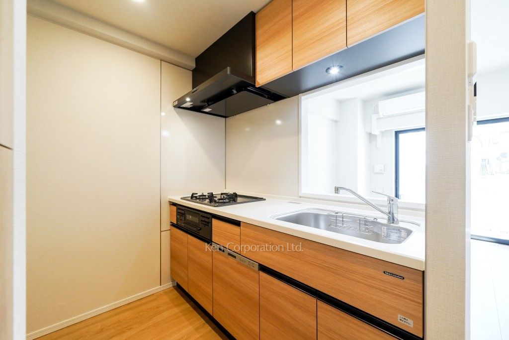 市谷台町坂フロントの写真 キッチン ※3階の同じ間取タイプを撮影。仕様が異なることがあります。