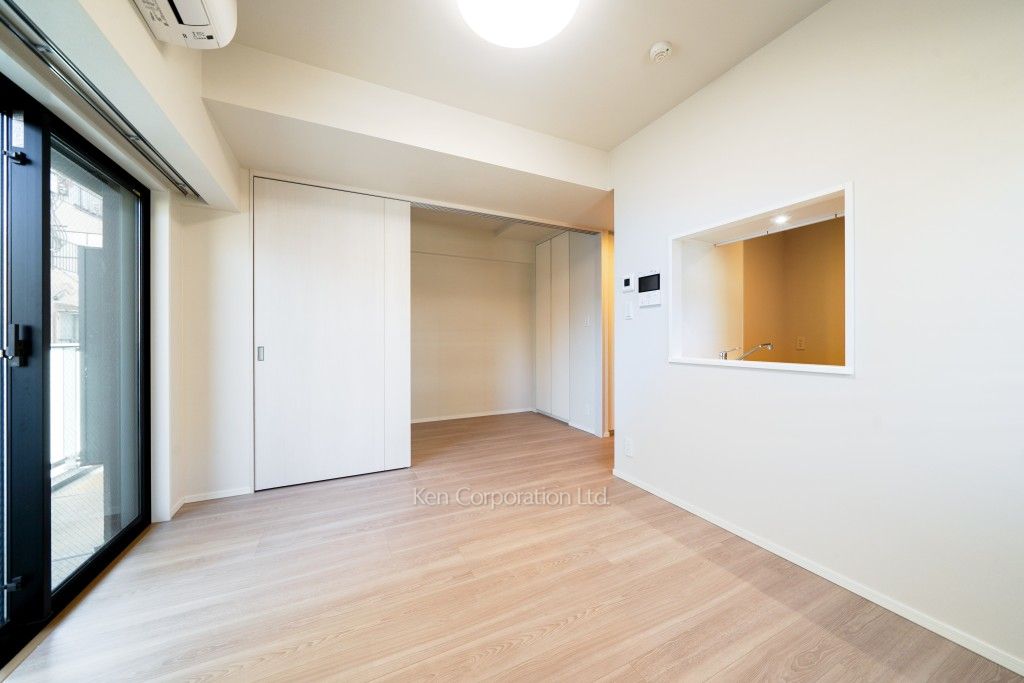 市谷台町坂フロントの写真 居室（LDなど） ※2階の同じ間取タイプを撮影。仕様が異なることがあります。