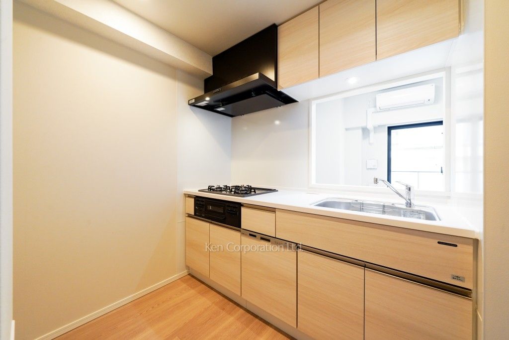 市谷台町坂フロントの写真 キッチン ※2階の同じ間取タイプを撮影。仕様が異なることがあります。