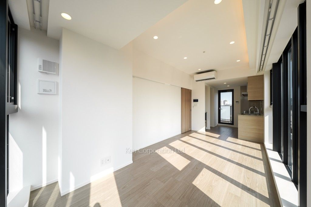 ザ・パークハビオSOHO南青山の写真 居室（LDなど） ※11階の同じ間取タイプを撮影。仕様が異なることがあります。