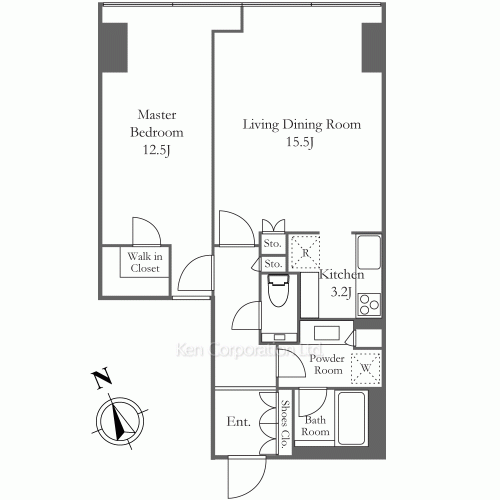 ラ・トゥール新宿ファーストの写真 間取り