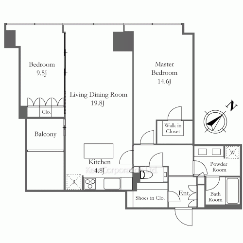 ラ・トゥール新宿ファーストの写真 間取り