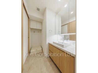 リビオレジデンス西麻布の写真 パウダールーム ※6階の同じ間取タイプを撮影。仕様が異なることがあります。