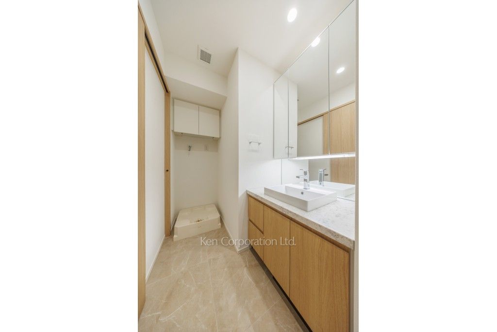 リビオレジデンス西麻布の写真 パウダールーム ※6階の同じ間取タイプを撮影。仕様が異なることがあります。