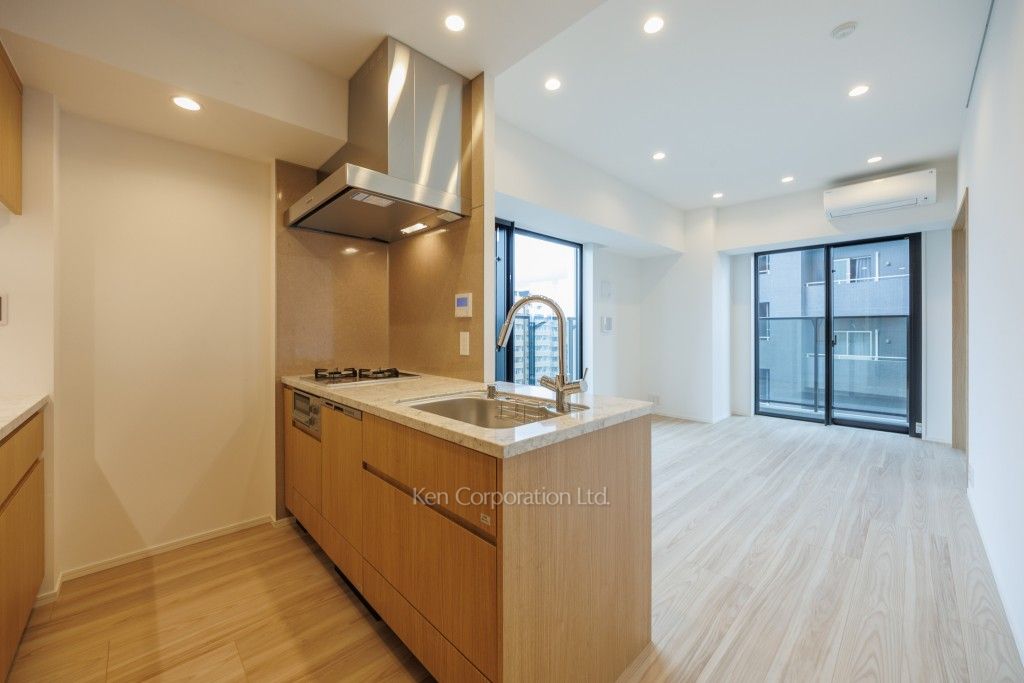 リビオレジデンス西麻布の写真 居室（LDなど） ※8階の同じ間取タイプを撮影。仕様が異なることがあります。