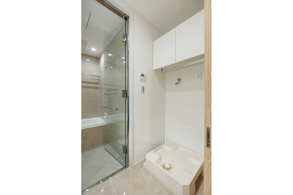 リビオレジデンス西麻布の写真 洗濯機置き場 ※8階の同じ間取タイプを撮影。仕様が異なることがあります。