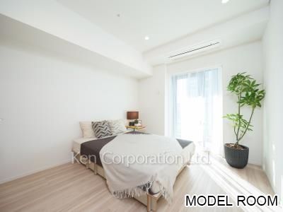 リビオレジデンス西麻布の写真 ベッドルーム　※MODEL ROOM ※15階の同じ間取タイプを撮影。仕様が異なることがあります。