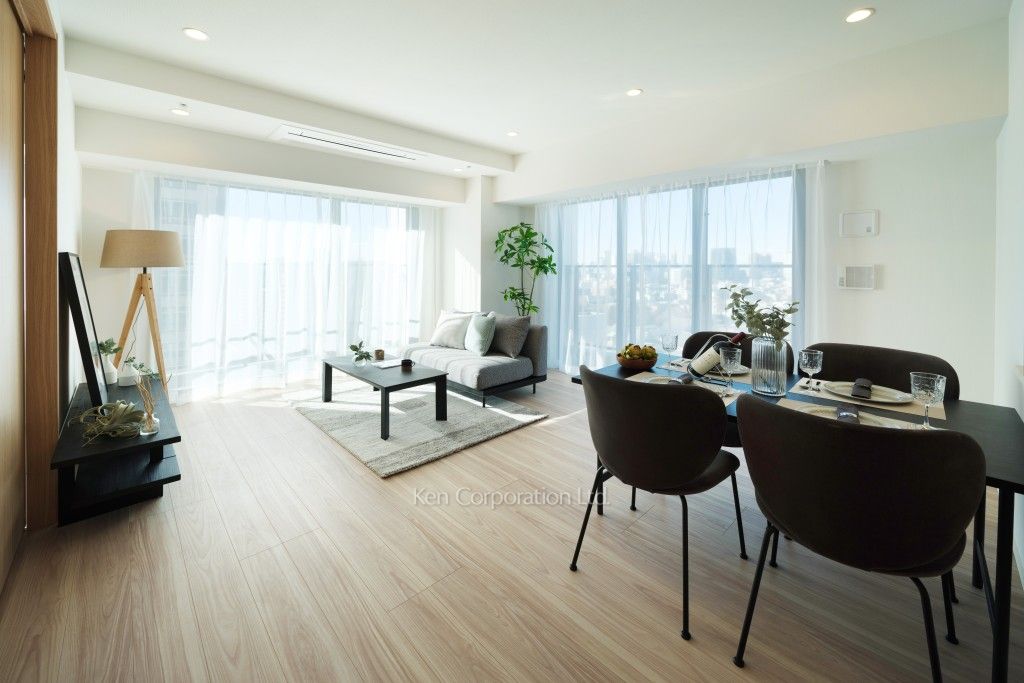 リビオレジデンス西麻布の写真 居室（LDなど）　※MODEL ROOM ※15階の同じ間取タイプを撮影。仕様が異なることがあります。