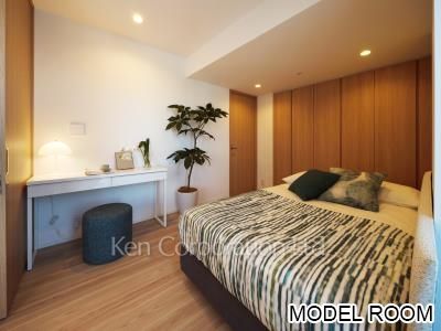 リビオレジデンス西麻布の写真 ベッドルーム　※MODEL ROOM ※15階の同じ間取タイプを撮影。仕様が異なることがあります。