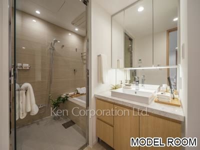 リビオレジデンス西麻布の写真 パウダールーム　※MODEL ROOM ※15階の同じ間取タイプを撮影。仕様が異なることがあります。