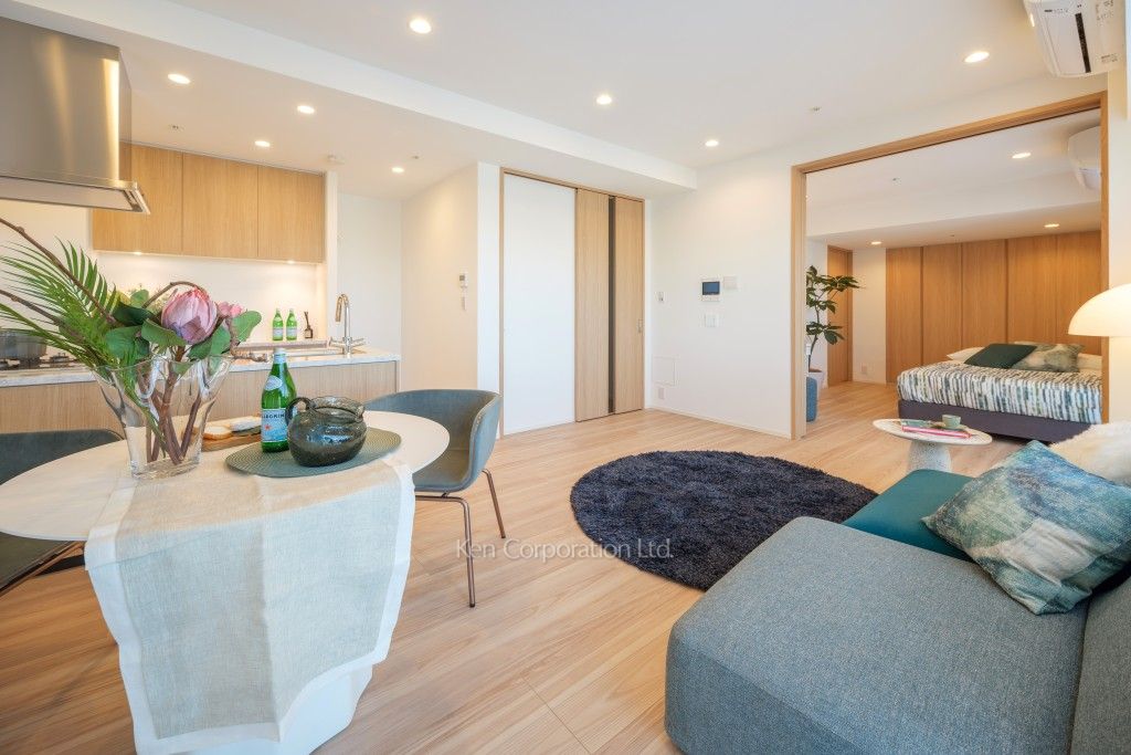 リビオレジデンス西麻布の写真 居室（LDなど）　※MODEL ROOM ※15階の同じ間取タイプを撮影。仕様が異なることがあります。