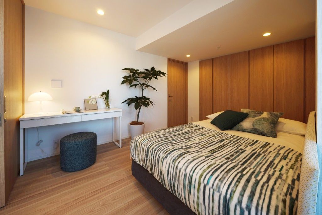 リビオレジデンス西麻布の写真 ベッドルーム　※MODEL ROOM ※15階の同じ間取タイプを撮影。仕様が異なることがあります。