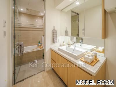 リビオレジデンス西麻布の写真 パウダールーム　※MODEL ROOM ※8階の同じ間取タイプを撮影。仕様が異なることがあります。