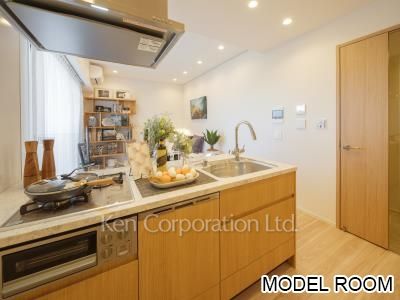 リビオレジデンス西麻布の写真 キッチン　※MODEL ROOM ※8階の同じ間取タイプを撮影。仕様が異なることがあります。