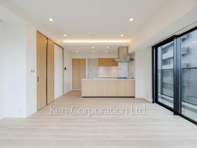 リビオレジデンス西麻布の写真 居室（LDなど） ※8階の同じ間取タイプを撮影。仕様が異なることがあります。