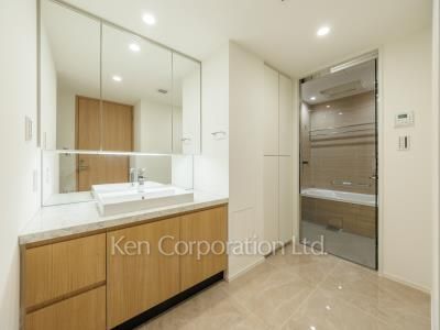 リビオレジデンス西麻布の写真 パウダールーム ※8階の同じ間取タイプを撮影。仕様が異なることがあります。