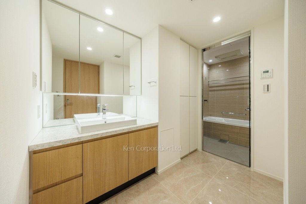 リビオレジデンス西麻布の写真 パウダールーム ※8階の同じ間取タイプを撮影。仕様が異なることがあります。