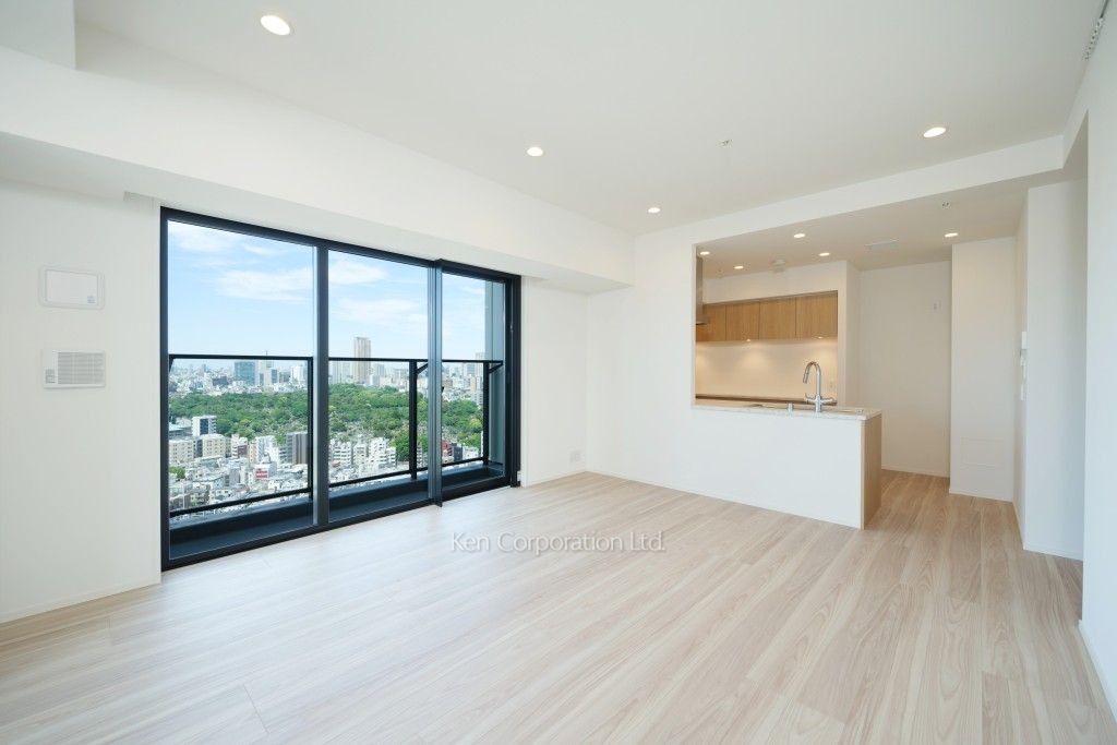 リビオレジデンス西麻布の写真 居室（LDなど） ※21階の同じ間取タイプを撮影。仕様が異なることがあります。