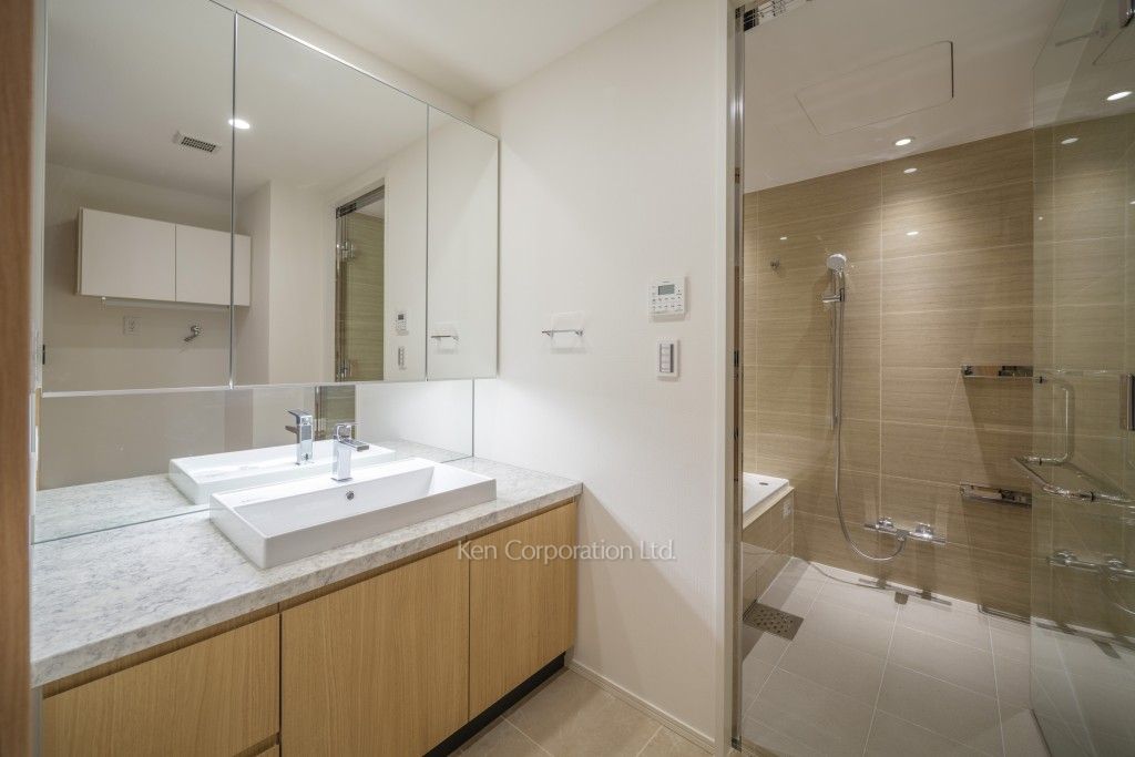 リビオレジデンス西麻布の写真 パウダールーム ※21階の同じ間取タイプを撮影。仕様が異なることがあります。