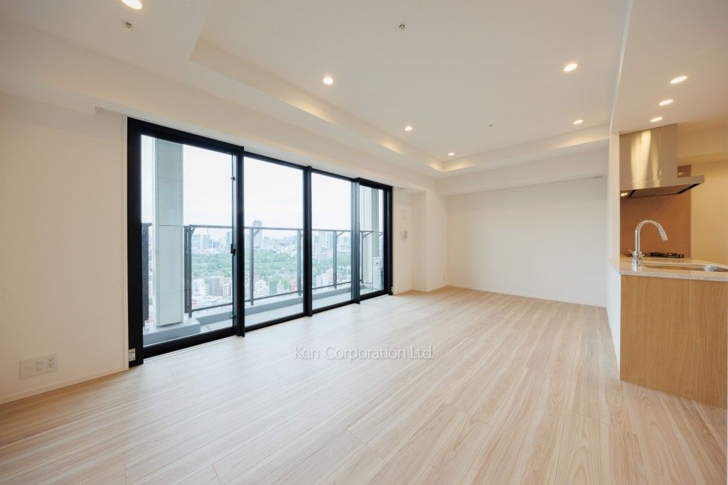 リビオレジデンス西麻布の写真 居室（LDなど） ※20階の同じ間取タイプを撮影。仕様が異なることがあります。