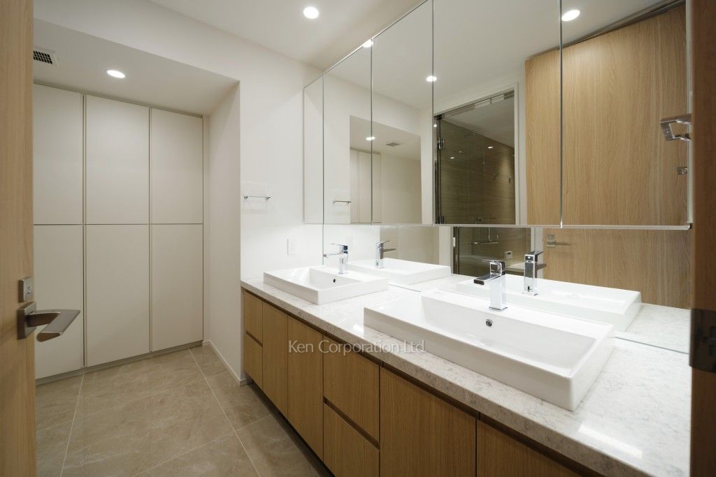 リビオレジデンス西麻布の写真 パウダールーム ※21階の同じ間取タイプを撮影。仕様が異なることがあります。