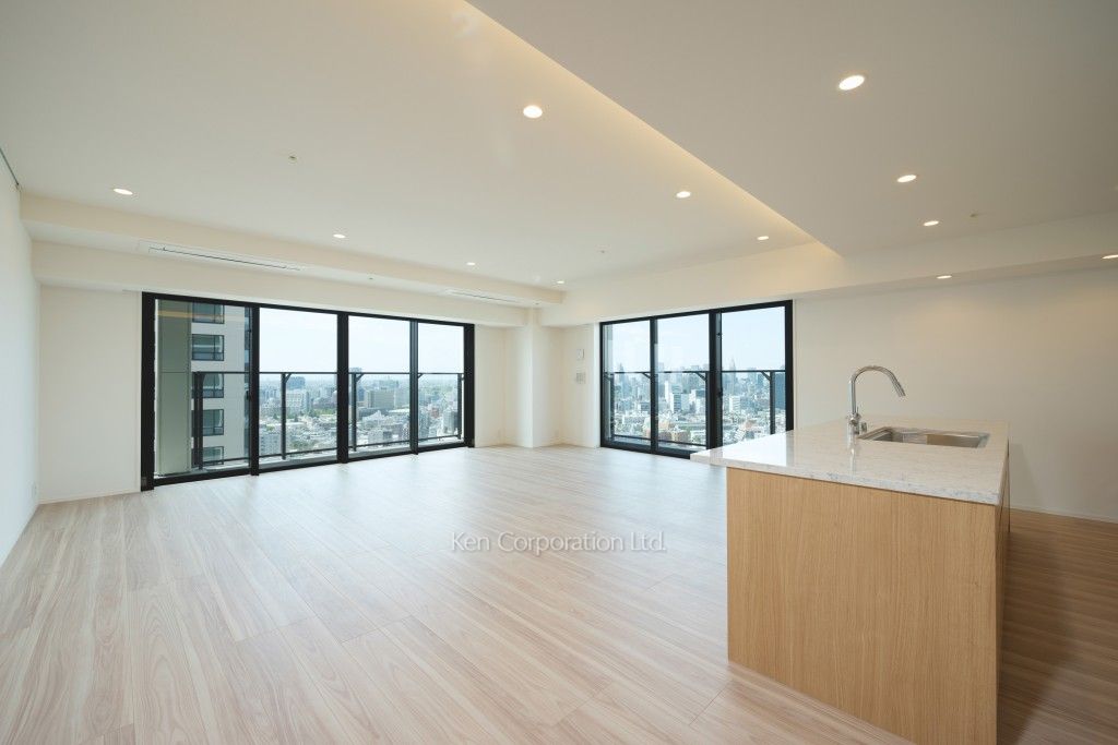 リビオレジデンス西麻布の写真 居室（LDなど） ※28階の同じ間取タイプを撮影。仕様が異なることがあります。