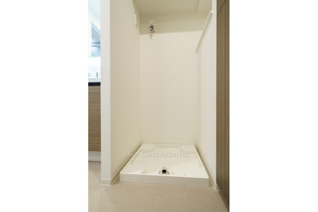 レフィールオーブ代々木の写真 洗濯機置き場 ※12階の同じ間取タイプを撮影。仕様が異なることがあります。