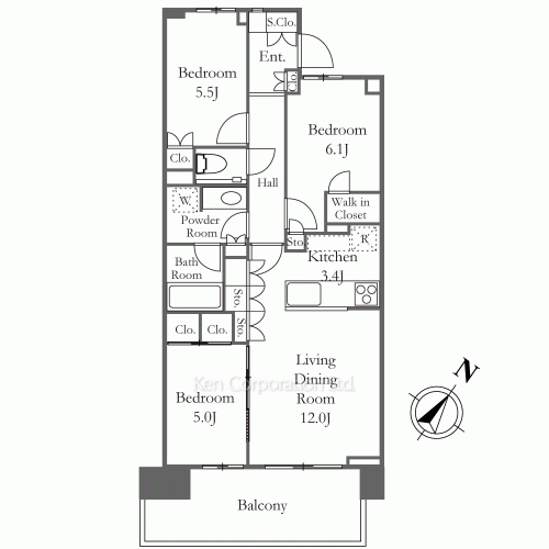 HARUMI FLAG PARK VILLAGEの写真 間取り