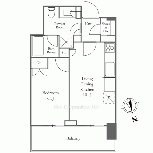 ブランズ渋谷桜丘の写真 間取り