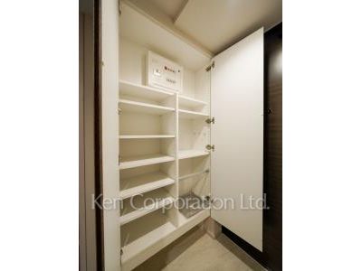 ザ・パークハビオ人形町レジデンスの写真 シューズクローゼット ※9階の同じ間取タイプを撮影。仕様が異なることがあります。