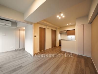 ザ・パークハビオ人形町レジデンスの写真 居室（LDなど） ※9階の同じ間取タイプを撮影。仕様が異なることがあります。