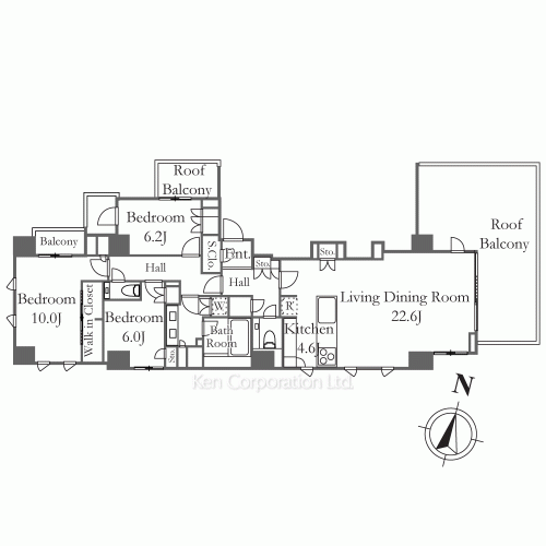 ザ・パークハウス広尾の写真 間取り