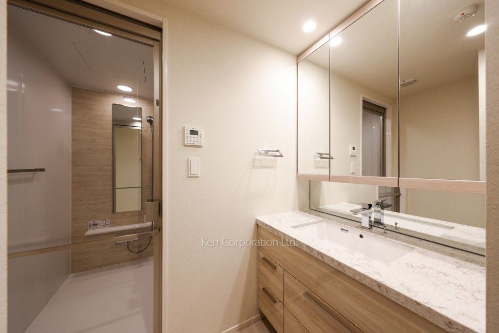 パークアクシス元麻布の写真 パウダールーム ※3階の同じ間取タイプを撮影。仕様が異なることがあります。