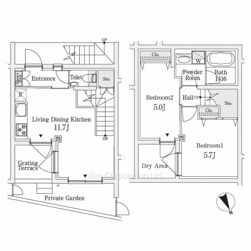 AGRATIO TERRACE 恵比寿の写真 間取り
