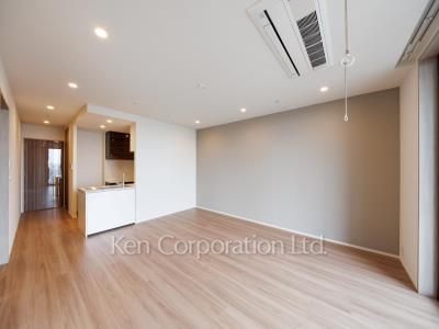 レガシス中目黒の写真 居室（LDなど） ※13階の同じ間取タイプを撮影。仕様が異なることがあります。