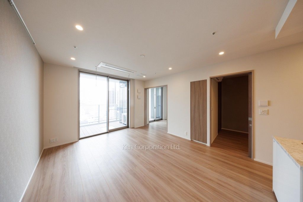 レガシス中目黒の写真 居室（LDなど） ※13階の同じ間取タイプを撮影。仕様が異なることがあります。