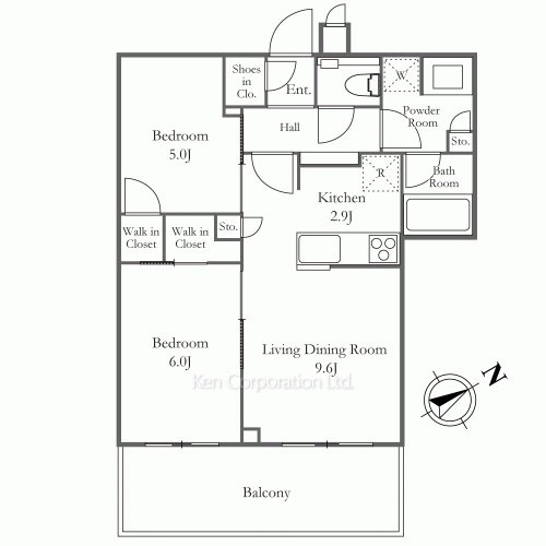 ザ・パークハウス戸越公園タワーの写真 間取り