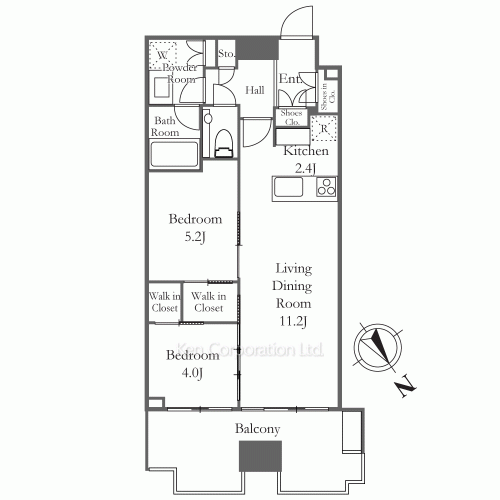 レガシス中目黒の写真 間取り