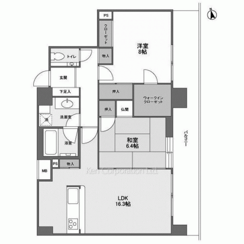 Granteel代々木の写真 間取り