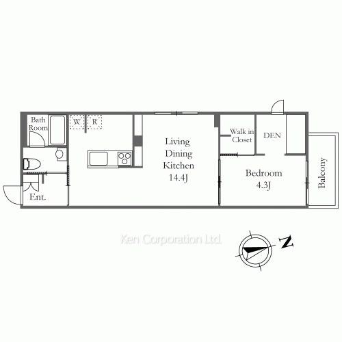 Fullea白金台の写真 間取り