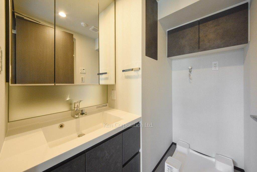 プライムガーデン恵比寿南の写真 パウダールーム ※7階の同じ間取タイプを撮影。仕様が異なることがあります。